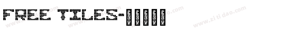 Free Tiles字体转换